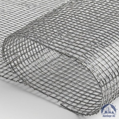 Алюминиевая декоративная просечно-вытяжная сетка 6.50х25х5 мм