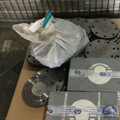 Заглушка фланцевая нержавеющая 42,4 мм DN 32 1 1/4" Pn 16 AISI 304