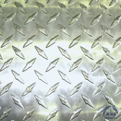 Рифлёный алюминиевый лист "Чечевица" 1,5х1500х3000 мм АМГ2НР купить в Нижнекамске