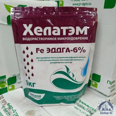 Удобрение ХЕЛАТЭМ Fe 6 Fe EDDHA (ЭДДГА) 6 % купить в Нижнекамске