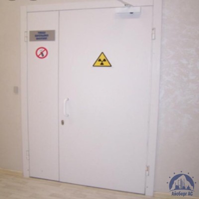 Рентгенозащитная алюминиевая дверь 1070х2080-1 мм купить в Нижнекамске